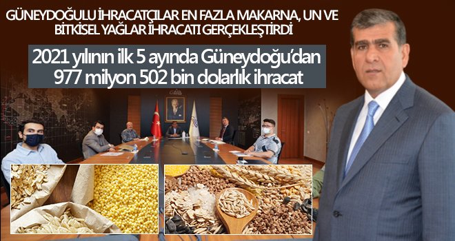 164 ülkenin sofrasına hububata bakliyat Güneydoğu’dan