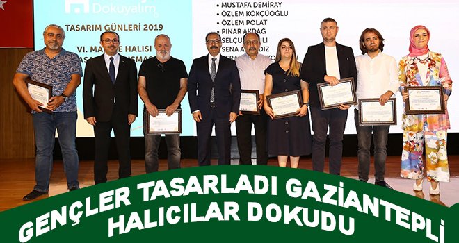 20 tasarım Gaziantepli halıcılar tarafından dokundu