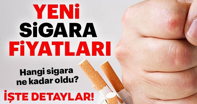 2019 yılı sigara fiyatları ne kadar oldu?