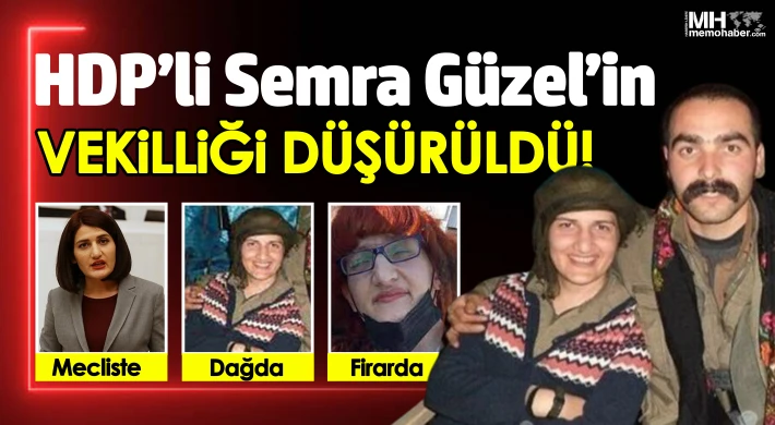 HDP'li Semra Güzel'in vekilliği düşürüldü