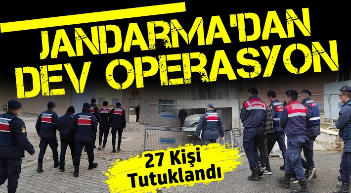 Gaziantep'te aranan 37 şahıstan 27'si tutuklandı