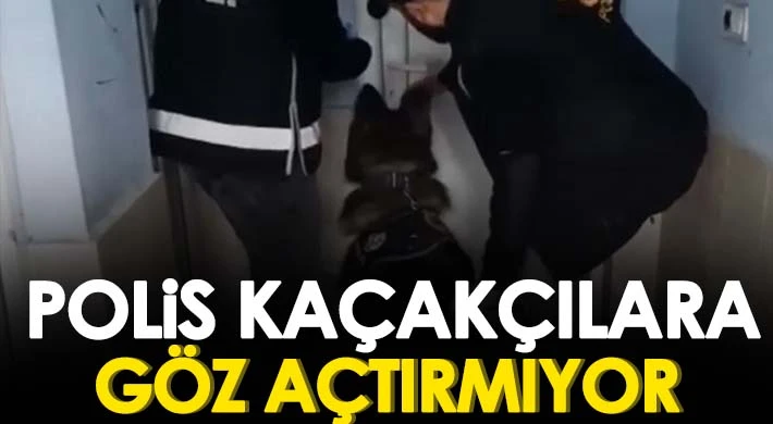 Polisten kaçakçılara darbe