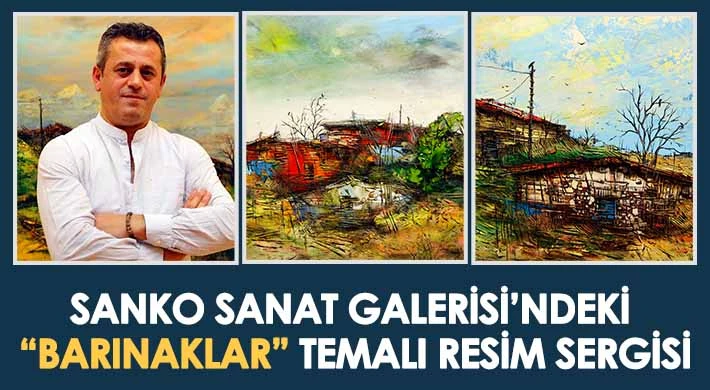 Ressam Candaş’ın açtığı sergi, 13 Ocak’a kadar gezilebilecek