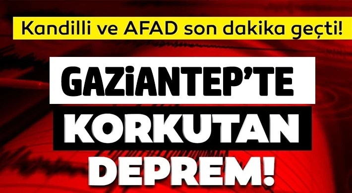 4,4 büyüklüğünde korkutan deprem