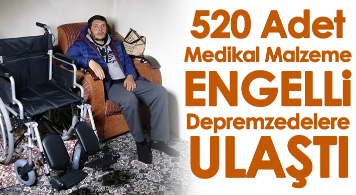 Gaziantep Büyükşehir, Engelli Depremzedelerin Medikal Malzeme İhtiyacını Karşılıyor!