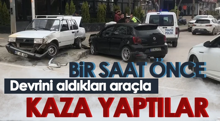 Gaziantep'te 3 aracın karıştığı zincirleme kazada 1 kişi yaralandı