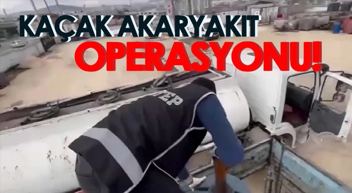 Gaziantep'te 4 bin 500 litre kaçak akaryakıt ele geçirildi