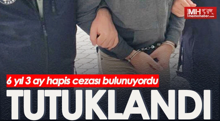 Hakkında hapis cezası bulunan FETÖ üyesi tutuklandı