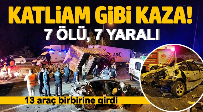 7 kişinin öldüğü kazada bir kişi ambulans kaçırdı