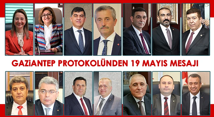 Gaziantep'ten 19 Mayıs mesajları