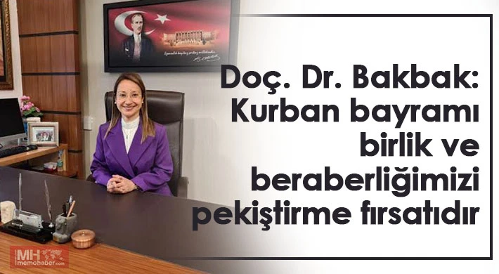 Bakbak'tan Kurban Bayramı mesajı