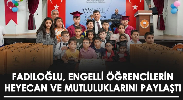 Fadıloğlu, öğrencilerin doğum günü ve mezuniyet programına katıldı