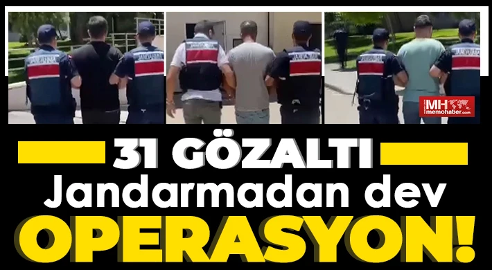 Çeşitli suçlardan aranan 31 şüpheliden 24'ü tutuklandı