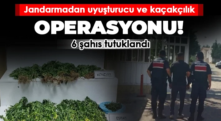 Çok miktarda uyuşturucu madde ile kaçak malzeme ele geçirildi