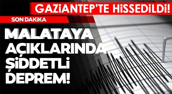 5 büyüklüğünde korkutan deprem! Gaziantep'te hissedildi