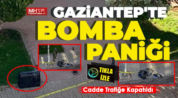 Gaziantep'te bomba paniği! Şüpheli çanta polisi alarma geçirdi