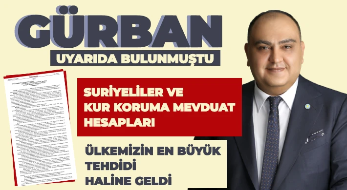 Milletvekili Gürban uyardı, Hükümet ‘dur’ dedi