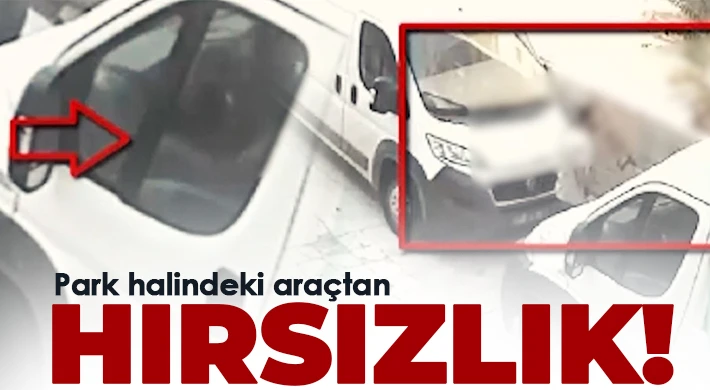 Park halindeki araçtan hırsızlık yapan şahıs tutuklandı