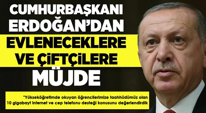 Cumhurbaşkanı Erdoğan'dan önemli açıklamalar