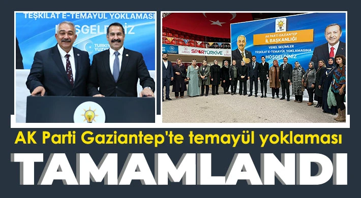 AK Parti Gaziantep'te temayül yoklaması tamamlandı