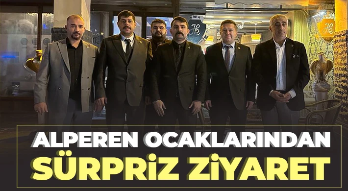 Alperen ocaklarından sürpriz ziyaret