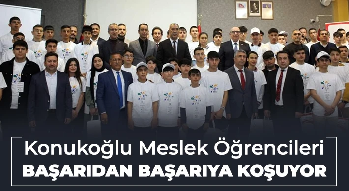 Konukoğlu Meslek Öğrencileri Başarıdan Başarıya Koşuyor