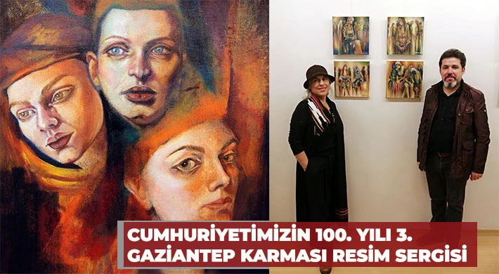 SANKO Sanat Galerisinde 19 sanatçının eserleri sergileniyor