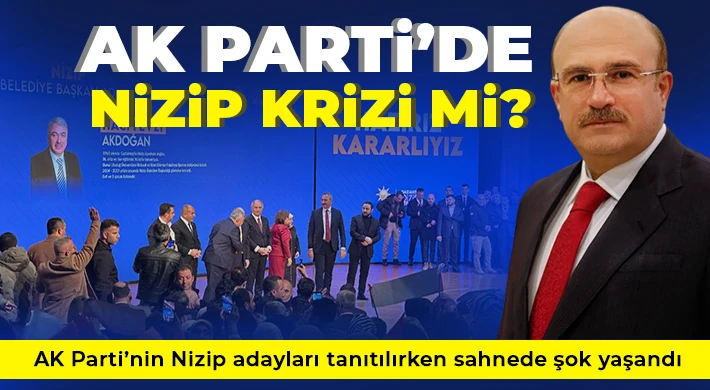 Gaziantep AK Parti aday tanıtım toplantısında kriz yaşandı