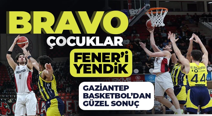 Gaziantep Basketbol’dan güzel sonuç