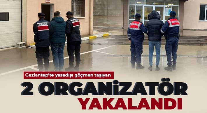 Gaziantep’te yasadışı göçmen taşıyan 2 organizatör yakalandı