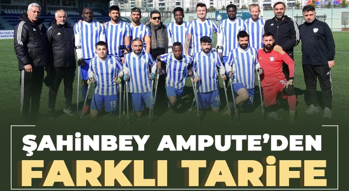 Şahinbey Ampute’den farklı tarife 9-0