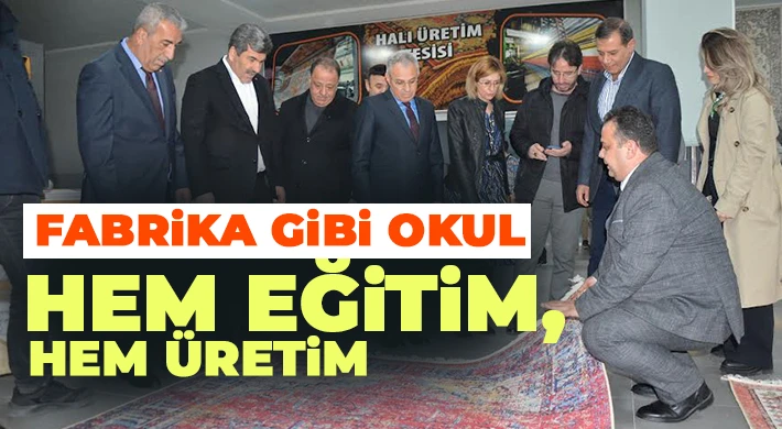 Hem eğitim, hem üretim