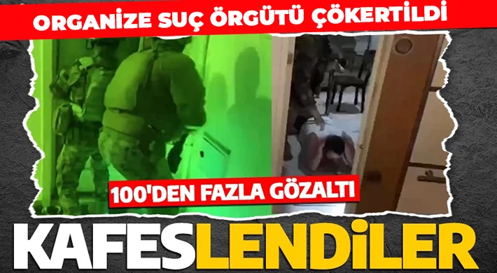 Organize Suç Örgütü çökertildi! 117 şüpheli yakalandı