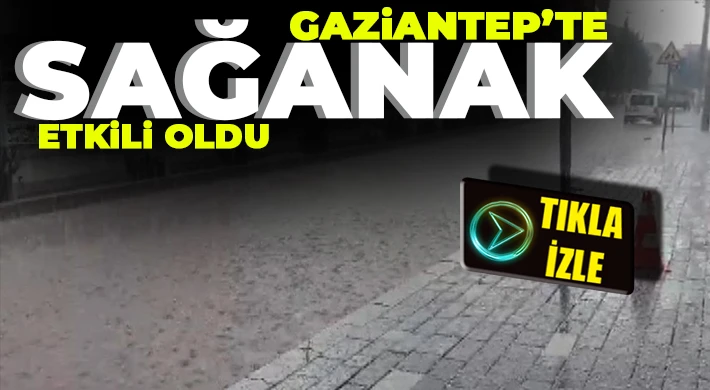 Yağmur ve dolu hayatı olumsuz etkiledi