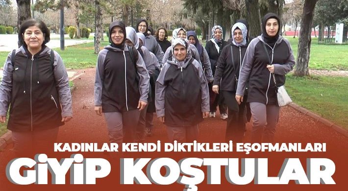 Gaziantep’te kadınlar 8 Mart’ta eşofmanlarıyla koştu