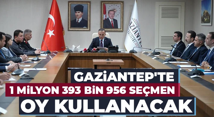 Gaziantep'te seçimlerde toplam 8 bin 288 güvenlik personeli görev alacak