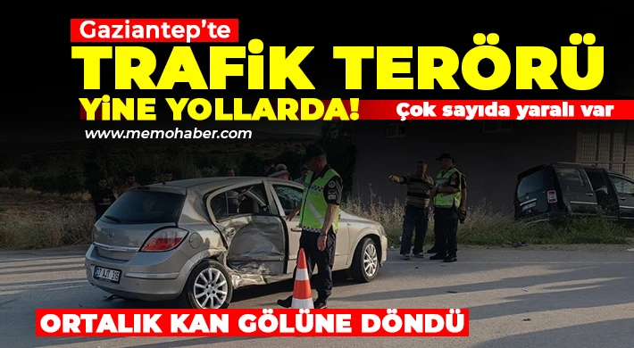 Gaziantep’te kaza! Çok sayıda yaralı var