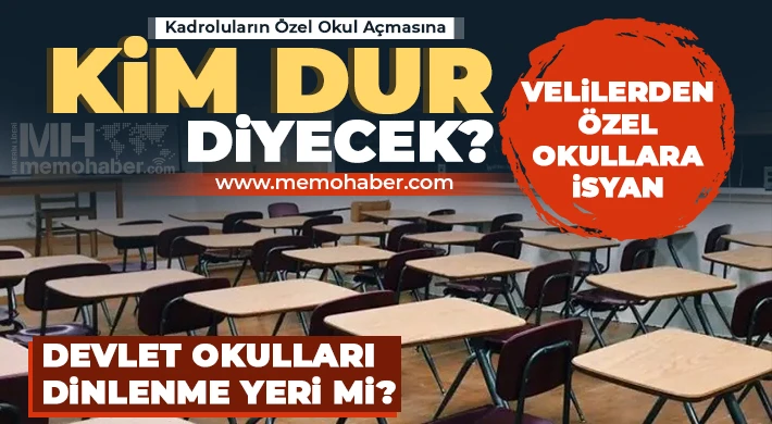 Kadrolular özel okul açarak okullarda eğitimi bitiriyor