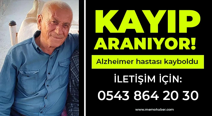 Alzheimer hastası kayboldu