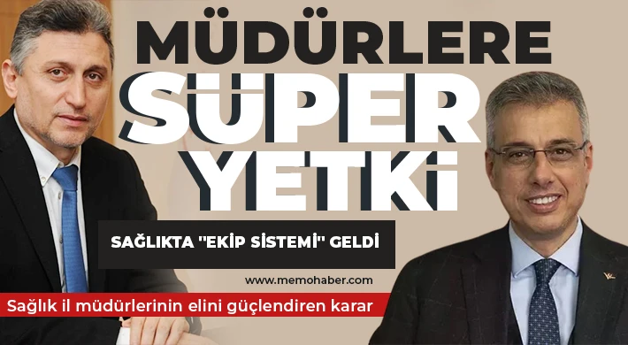 Artık sağlık il müdürleri daha hızlı ekibini kuracak