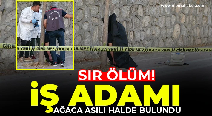 İş adamı iple ağaca asılı halde ölü bulundu