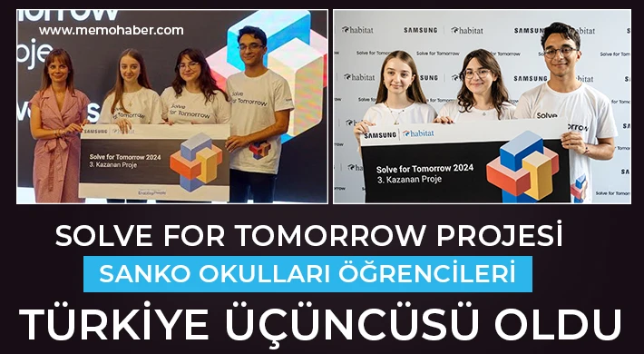 SANKO Okulları Öğrencileri Türkiye Üçüncüsü Oldu