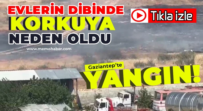 Sarısalkım’da korkutan yangın 