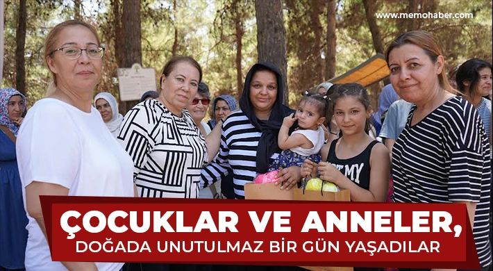 Çocuklar ve anneler, doğada unutulmaz bir gün yaşadılar