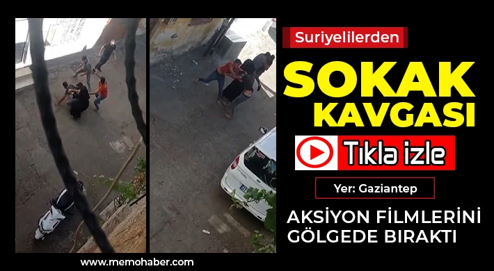 Gaziantep'te Suriyeliler arasında sokak kavgası