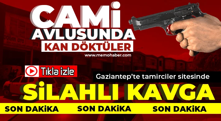 Gaziantep'te namaz kılmak için camiye giderken merminin hedefi oldu