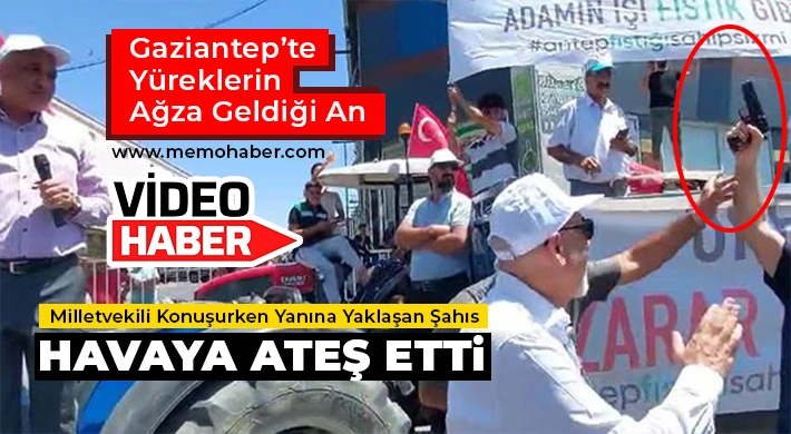 Milletvekili Konuşurken Yanına Yaklaşan Şahıs Havaya Ateş Etti