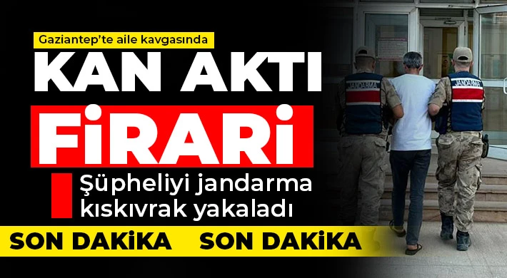 Firari şüpheliyi jandarma kıskıvrak yakaladı