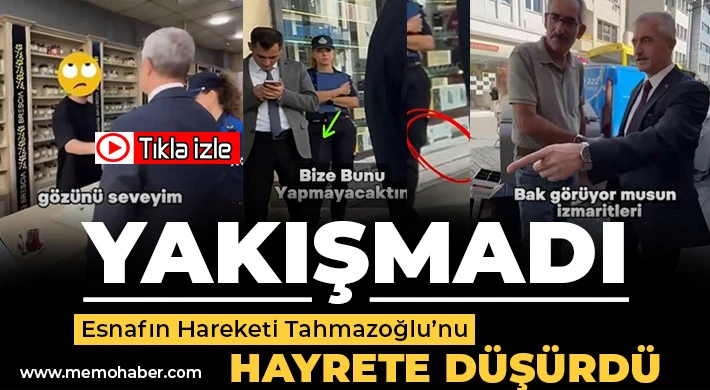 Esnafın Hareketi Tahmazoğlu’nu Hayrete Düşürdü