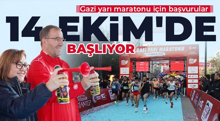 Gazi yarı maratonu için başvurular 14 Ekim'de başlıyor